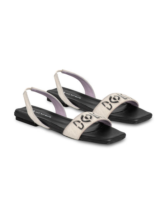 DOLCE Women's Ecru Sandals