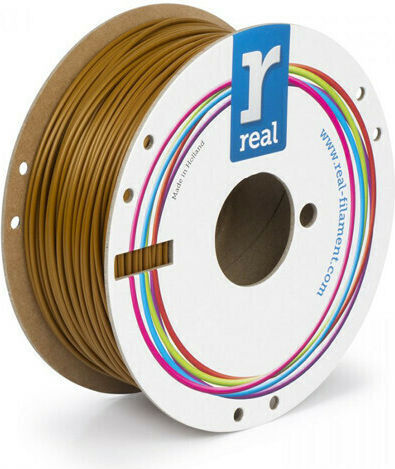 Real Filament Filament Pentru Imprimante 3D PLA 2.85mm Portocaliu 1kg 1 Bucată Bobină