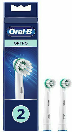 Oral-B Ortho Rezerve Capete Periuță Dinți Electrică 2 Bucăți