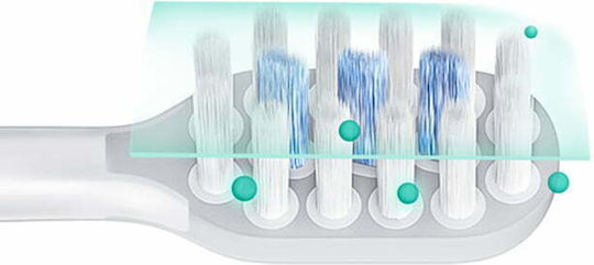 Dr Bei Sonic Electric Toothbrush Head Capete de schimb pentru Periuța de dinți electrică Albastru 26351 2buc