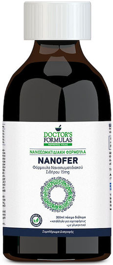 Doctor's Formulas Nanofer με Βιταμίνη C Νανοσωματιδιακή Φόρμουλα Σιδήρου 300ml Κεράσι