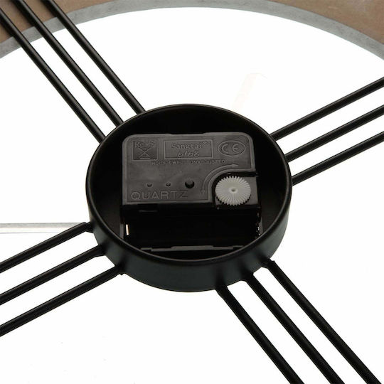 Versa Ceas De Perete Metalic Alb Ø40cm
