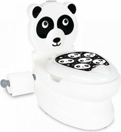 Pilsan Γιο Γιο Λεκάνη Panda με Μουσική, Ήχους & Καπάκι Μαύρο έως 25kg