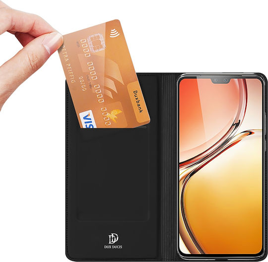 Dux Ducis Skin Pro Book Δερματίνης Μαύρο (Vivo V23 5G)