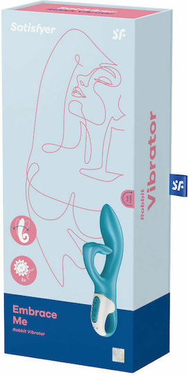 Satisfyer Embrace Me Δονητής Rabbit 20.5cm Τιρκουάζ