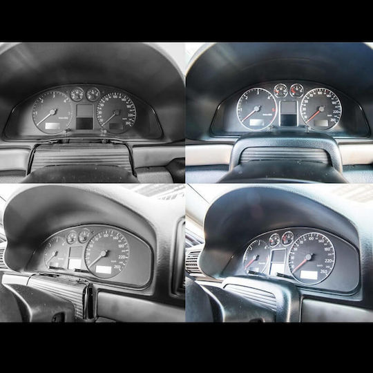 Carner Δαχτυλίδια Καντράν για Audi A3 8L 1996-2003 / A4 B5 1994-2001 / A6 C5 1997-2004 Χρώμιο