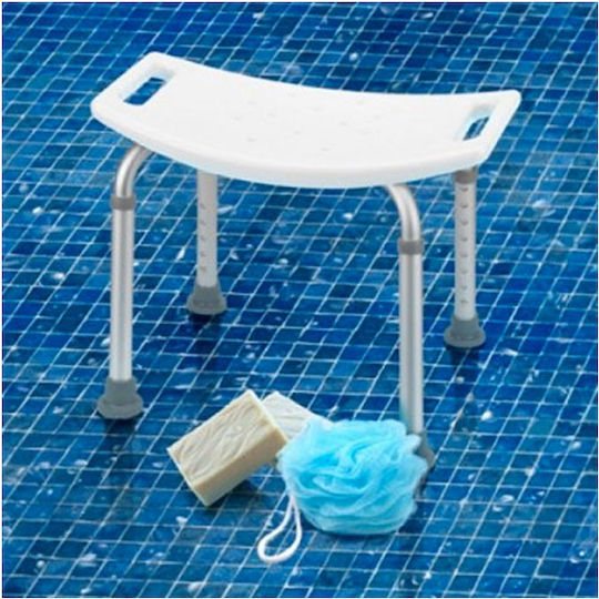 Bakaji Viva & More Bath Stool General Use For Elderly And People With Limited Mobility Bathroom Seat 51x45x56cm 12370