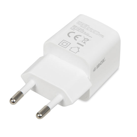 iBox Φορτιστής Χωρίς Καλώδιο με Θύρα USB-C 30W Power Delivery Λευκός (C-38)