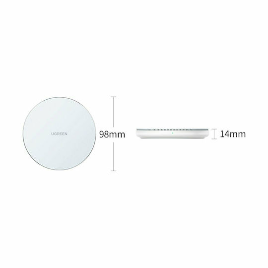 Ugreen Wireless Charger (Qi Pad) 15W Whites (CD186)