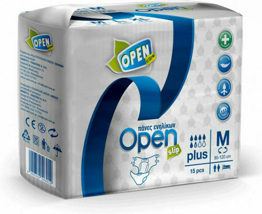 Open Care Πάνες Ενηλίκων No2 Medium 15τμχ