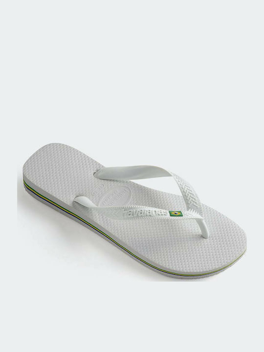 Brasil Men's Flip Flops White
