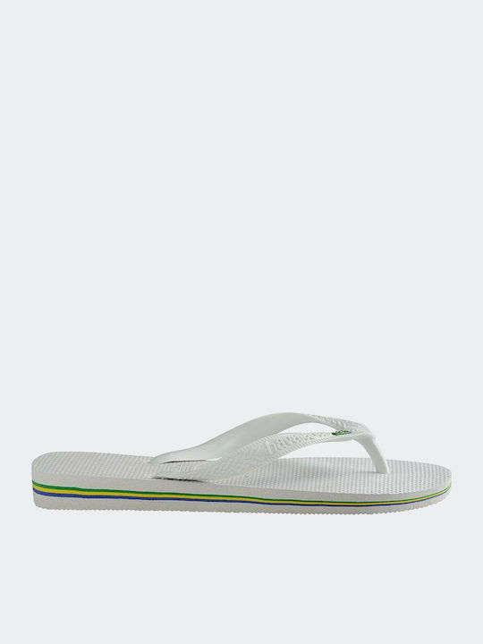 Brasil Men's Flip Flops White