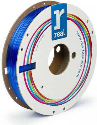 Real Filament PETG 3D-Drucker Filament 1.75mm Translucent Blue 0.5kg