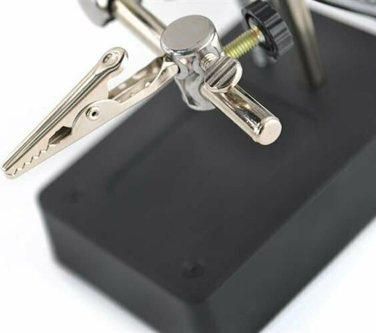 Bigstren Third Hand Tabletop Magnifying Lense with Light 1pcs