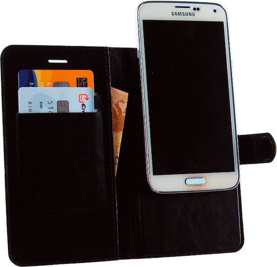 Volte-Tel Leather Line Book 3m Magnet έως 6.3" (Μαύρο)