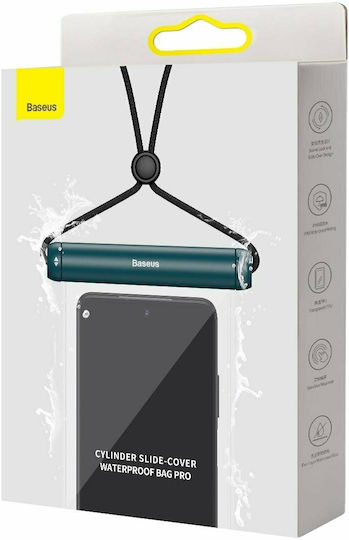 Baseus Transparent Waterproof Bag Waterproof Case up to 7.2" Blue FMYT000003