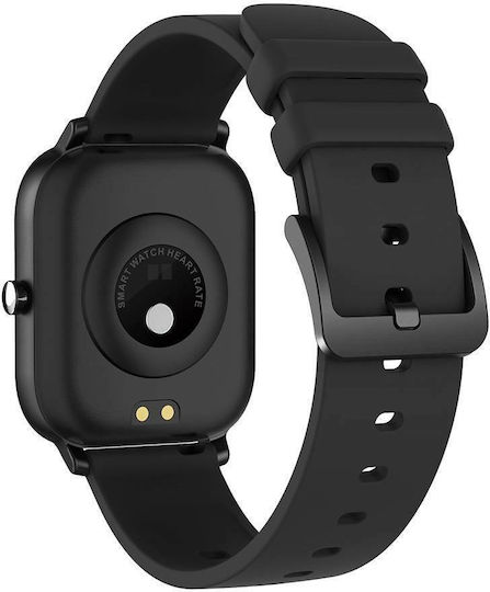 Colmi P8 Pro 43mm Smartwatch με Παλμογράφο (Μαύρο)