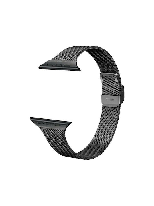 Trender Curea Oțel inoxidabil Negru (Apple Watch 44/45/46mm/Ultra 49mm) TR-AST45BK