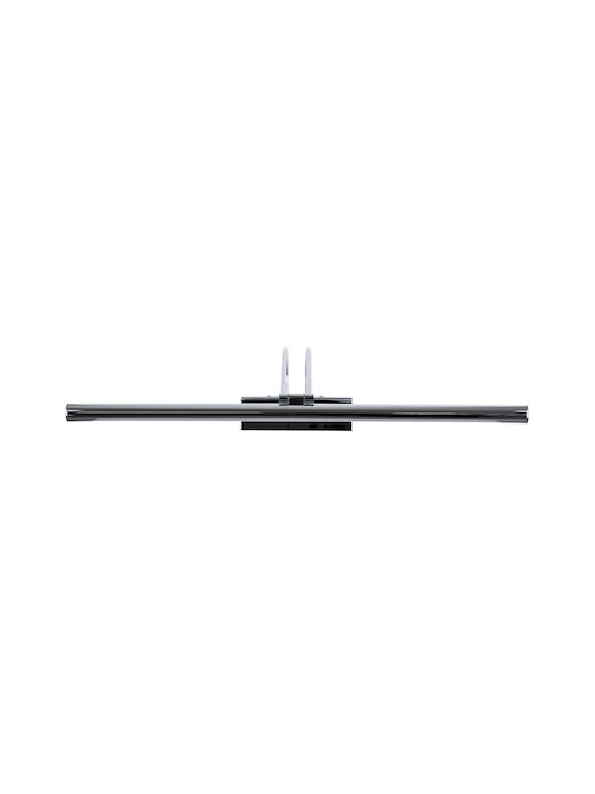 GloboStar Laura Modern Lamp Bathroom with Integrated LED and Natural White Light Silver 60x13cm