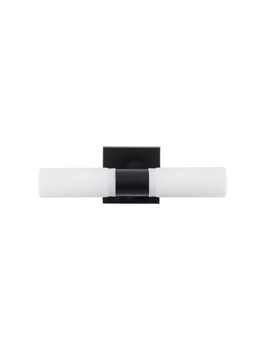 GloboStar Anais Modern Lamp Bathroom with Socket G9 Black 34x11cm