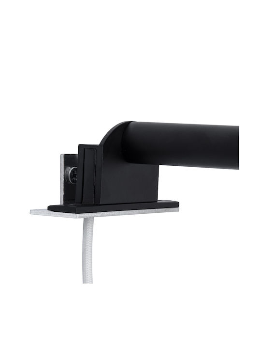 GloboStar Elsa Modern Lamp Bathroom with Socket G9 Black 13.5x20cm