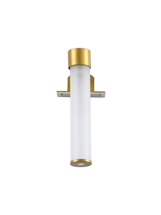 GloboStar Elsa Modern Leuchte Badezimmer mit Fassung G9 Gold 13.5x20cm