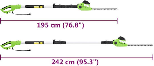 vidaXL Electric Hedge Trimmer 710W with Blade 25cm 149206