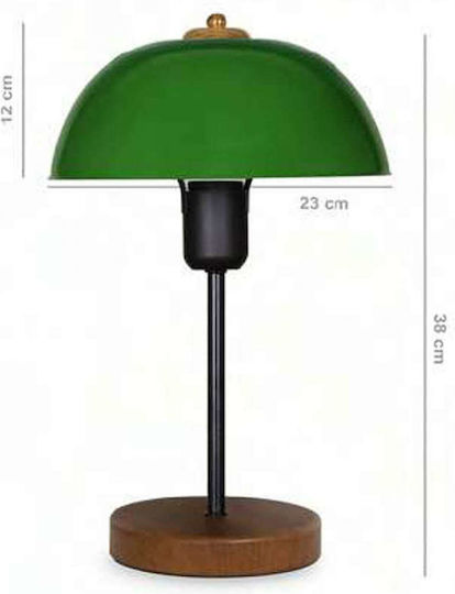 Freebox Vintage Table Lamp E27 Green/Black