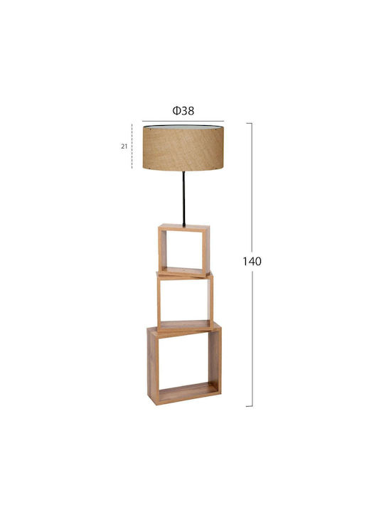 Freebox Floor Lamp H140cm. Black