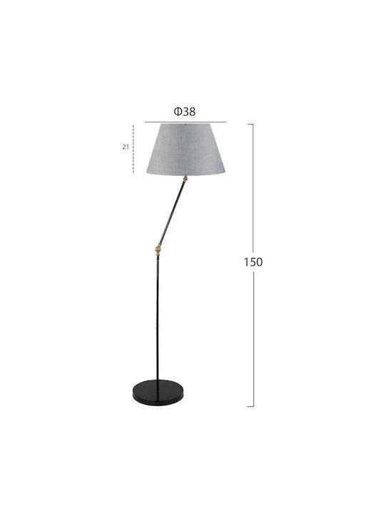 Freebox Floor Lamp H150cm. Black