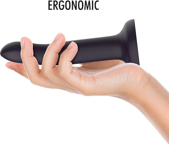 Mythology Duman Mystic Dildo Dildo With Suction Cup Black 17cm