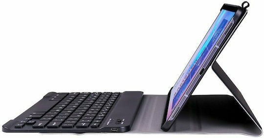 Tech-Protect Smartcase Flip Cover cu Tastatură în Engleză SUA Negra (Galaxy Tab S5e 2019)
