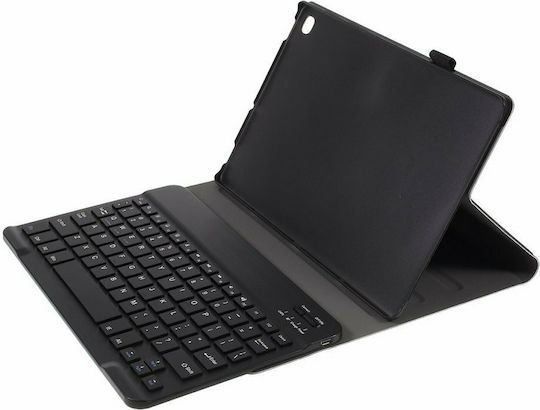 Tech-Protect Smartcase Flip Cover cu Tastatură în Engleză SUA Negra (Galaxy Tab S5e 2019)