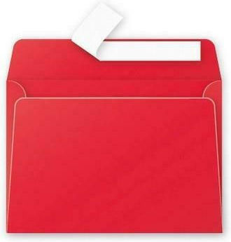 Clairefontaine Σετ Φάκελοι Προσκλητηρίων 20τμχ 11.4x16.2εκ. Κόκκινο