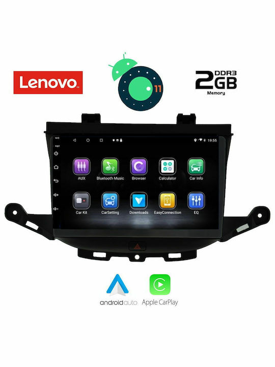 Lenovo Sistem Audio Auto pentru Opel Astra Audi A7 K 2015 (Bluetooth/USB/AUX/WiFi/GPS/Apple-Carplay/Partitură) cu Ecran Tactil 9"