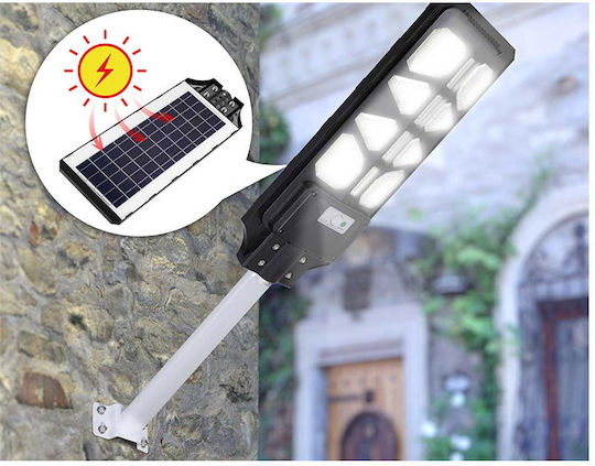 Bakaji Στεγανός Ηλιακός Προβολέας LED 120W Ψυχρό Λευκό 8000K με Αισθητήρα Κίνησης και Τηλεχειριστήριο IP65