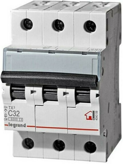 Legrand Automatic Circuit Breaker 40A Triple-pole AC 403759