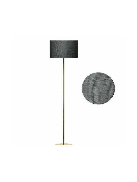 Pakketo PWL-0137 Floor Lamp H150xW30cm. with Socket for Bulb E27 Black