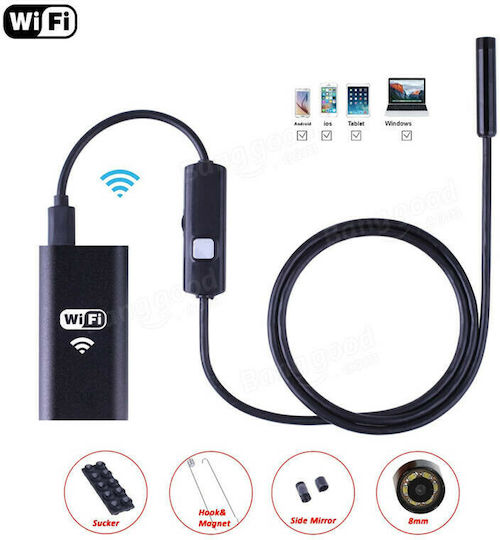 YPC99 Ендоскопична Камера Wi-Fi За Мобилни Устройства с Анализ 1280x720 Пиксела и Кабел 2м