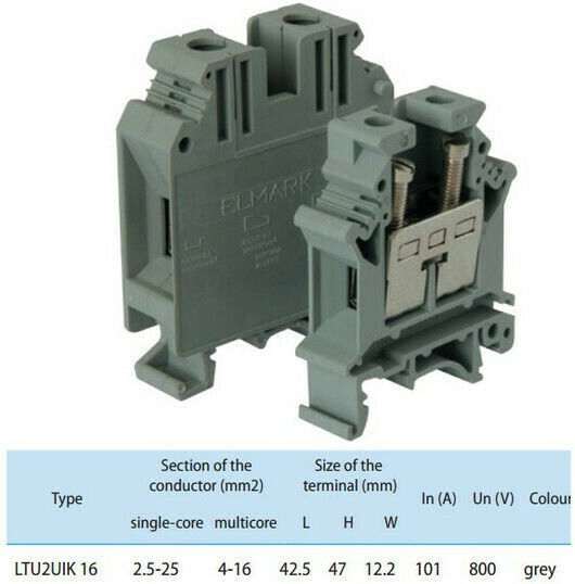 Elmark LTU2UIK Terminal block Fuse Box 31163