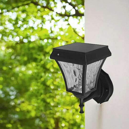 V-TAC Wall Mounted Solar Light Traffic light 2W 110lm Natural White 4000K with Photocell IP44 19cmx15cmx24cmcm