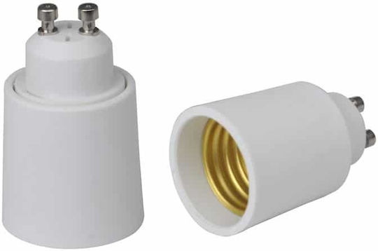 Panafan Adaptor Dulie de la GU10 la E27 în culoarea Alb 15-00212