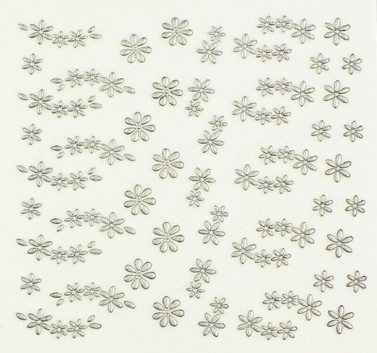 Various Autocolante cu design pentru Unghii în Culoarea Argintiu