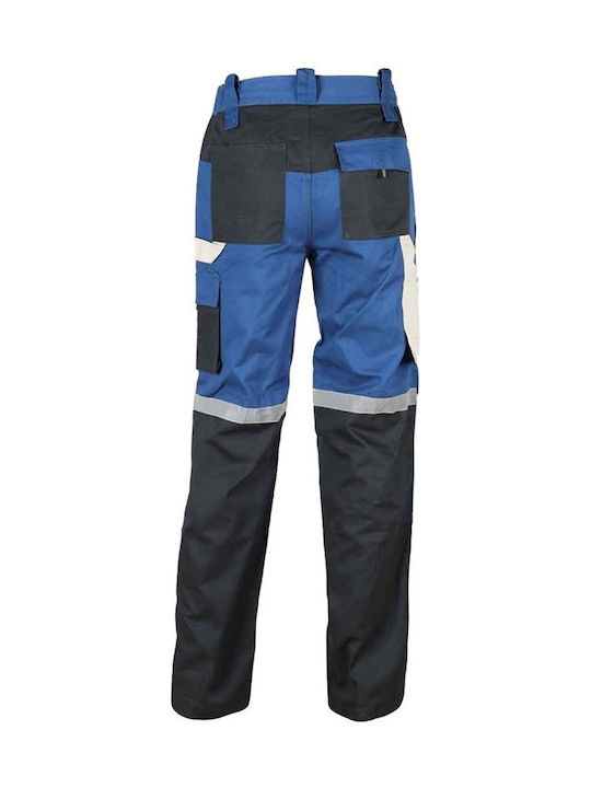 Stenso Stanmore Reflectorizant Pantaloni de Lucru Albastru din Bumbac
