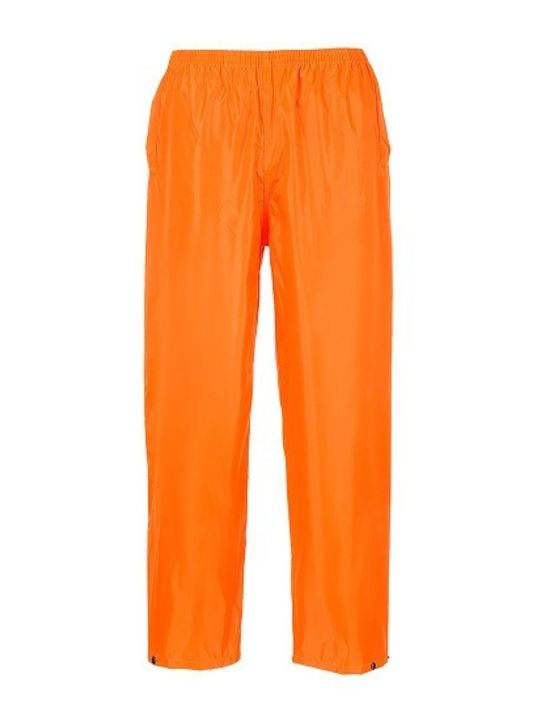 Portwest S441 Waterproof Work Trousers Orange