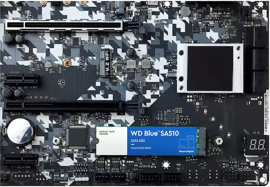 Western Digital Blue SA510 SSD 500GB M.2 Type with SATA III Connection WDS500G3B0B