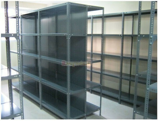 Δημητρουλάκος Ράφι Dexion Γκρι Μ122xΠ46εκ.