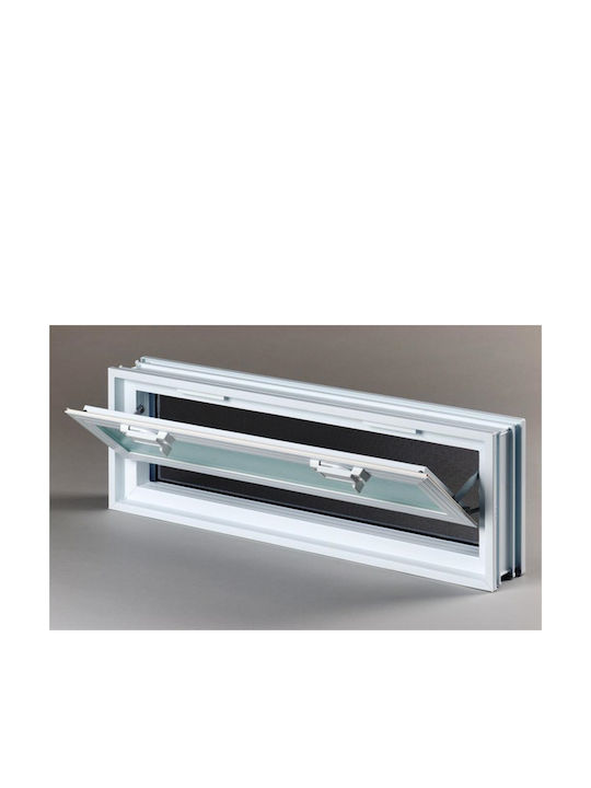 Hinged Window Aluminum W57.9xH18.9cm