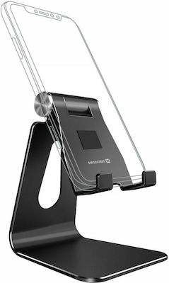 Swissten 25007000 Desk Stand for Mobile Phone in Black Colour