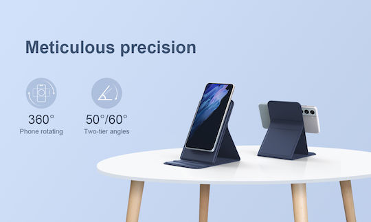 Nillkin Magnetic Stand Snapbase Leather Desk Stand for Mobile Phone in Black Colour